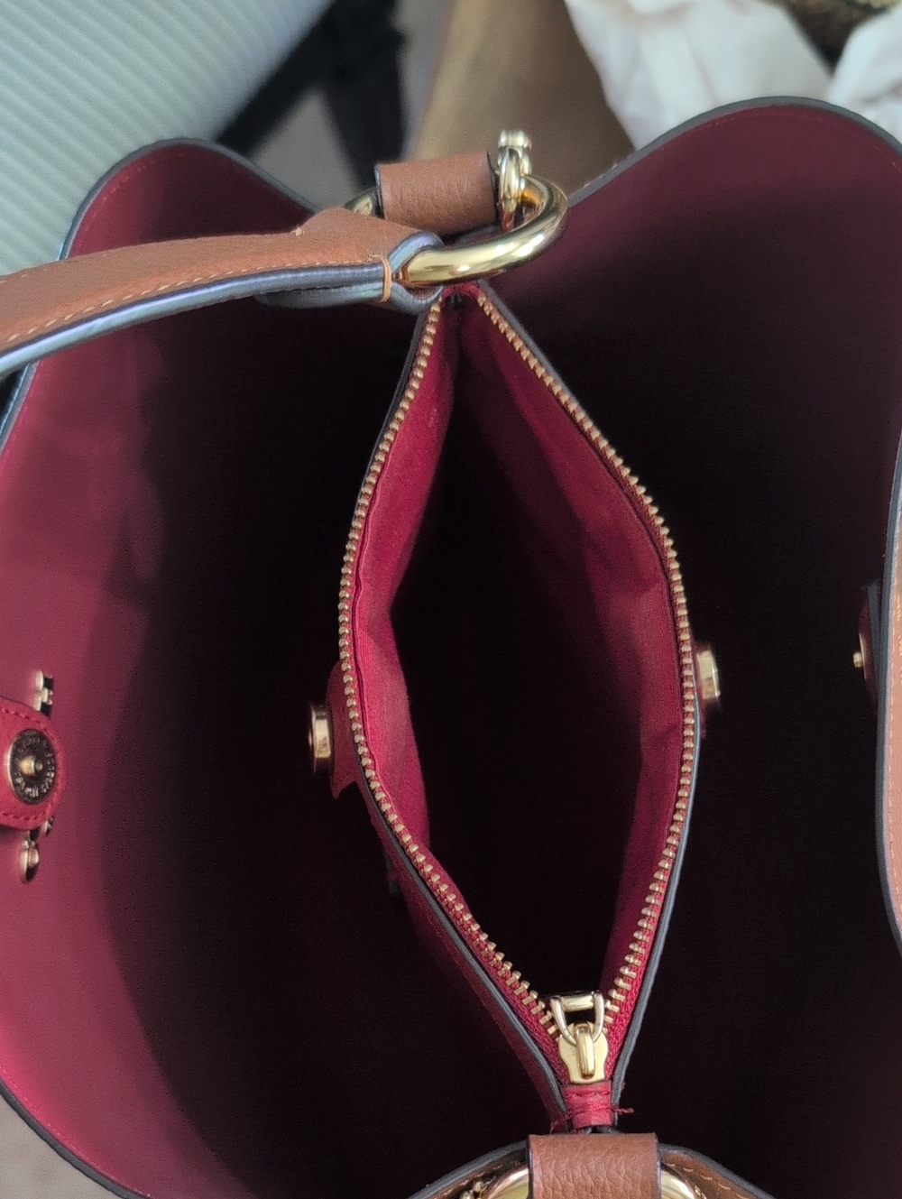 COACH Town Bucket Bag (Like New) - Picture 8 of 10
